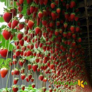 Клубника ампельная Анастасия купить по цене от 370р. в интернет-магазине «Посадика» с доставкой почтой в в Тарко-Салее и по всей России – [изображение №1].
